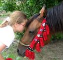 Mandy and her Arabian mare Spirit of Dansk 