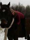 Me and my horse Sky!